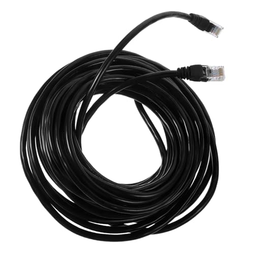 Gatuida Cata Netzwerkkabel Hochgeschwindigkeits Ethernet Patchkabel Schwarz Langlebig Kompatibel für Heimcomputer Router Schnelle und Stabile Verbindung Installieren Robustes Design von Gatuida