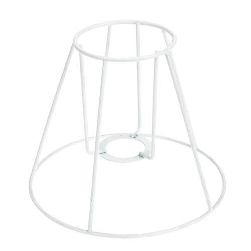 Gatuida DIY Lampenschirm Eisen Gestell Trommelring Metall Lampenschirmrahmen Langlebig Poliert für Tischlampe Stehlampe Restaurant Dekoration Geschenkidee von Gatuida