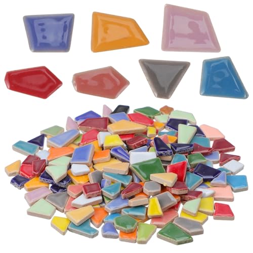 Gatuida DIY Mosaiksteine Unregelmäßige Glasierte Keramiksteine für Bastelprojekte Gartendekoration Badezimmerfliesen Kreative Mosaikfliesen mit Natürlicher Farbvielfalt Gatuida DIY Mosaiksteine Unregelmäßige Glasierte Keramiksteine für Bastelprojekte Gartendekoration Badezimmerfliesen Kreative Mosaikfliesen mit Natürlicher Farbvielfalt von Gatuida