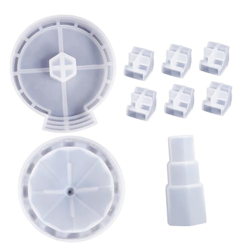 Gatuida DIY Silikonform Gießform für Epoxidharz Wiederverwendbare Reißfeste Silikonform Teiliges Zubehör Leicht zu Entformen und Reinigen für Bastelbedarf und Geschenke von Gatuida