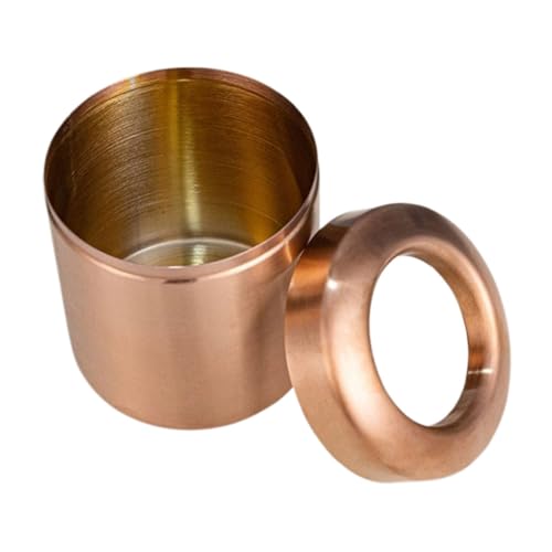 Gatuida Desktop-Mülleimer Metallmüll kann Dekorative Müll kann Schreibtischabwehrkorb Mülltonne kleiner Recyclingbehälter Desktop-Bin kleiner Vorratsbehälter Rostfreier Stahl Hellbraun Gatuida Desktop-Mülleimer Metallmüll kann Dekorative Müll kann Schreibtischabwehrkorb Mülltonne kleiner Recyclingbehälter Desktop-Bin kleiner Vorratsbehälter Rostfreier Stahl Hellbraun von Gatuida