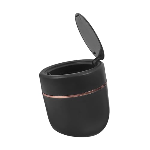 Gatuida Desktop Mülleimer mit Druckdeckel Kompakter Abfallbehälter für Schreibtisch und Küchenarbeitsplatte für Wohnzimmer Büro und Schlafzimmer Multifunktional und Platzsparend von Gatuida