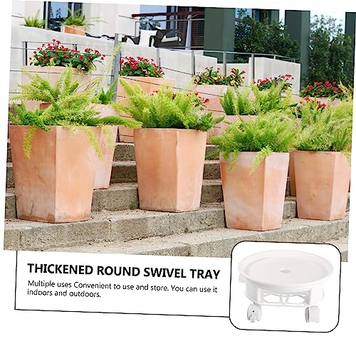 Gatuida Dickes Rundes Blumenständer mit Robustem Kunststoff Verschleißfestem Bodenschutz Stabiler Pflanzenhalterung Leisen und Bremsen als Verstellbarer Indoor Blumentopfuntersetzer für Gatuida Dickes Rundes Blumenständer mit Robustem Kunststoff Verschleißfestem Bodenschutz Stabiler Pflanzenhalterung Leisen und Bremsen als Verstellbarer Indoor Blumentopfuntersetzer für von Gatuida