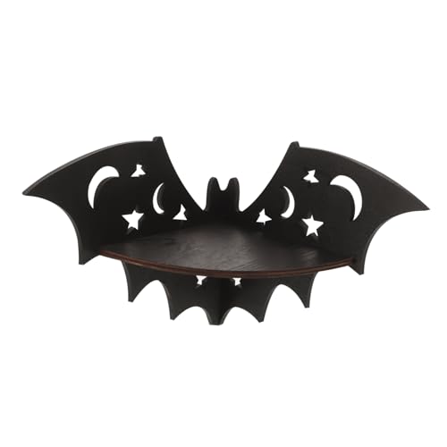 Gatuida Eckregal Form Fledermaus Wandregal aus Holz für Schlafzimmer Vielseitig Einsetzbar als Dekoration oder Aufbewahrung Platzsparend und für Ihre Wandgestaltung von Gatuida