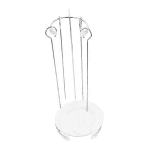 Gatuida Edelstahl BBQ Spießaufhänger Mit 4 Grillspießen Rostfreies Grillzubehör Für Kebab Und Fleisch Für Grillpartys Und Outdoor Einsätze von Gatuida