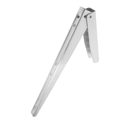 Gatuida Edelstahl Klapphalterung Wandregal Träger Belastbarer Stahl Regalwinkel zur Wandmontage für Bücher Aufbewahrungsregal Haushalt von Gatuida