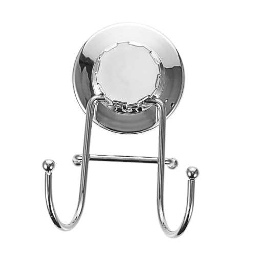 Gatuida Edelstahl Saugnapf Doppelhaken Traceless Wandhaken Wiederverwendbar für Handtücher Kleidung Taschen Geeignet für Glatte Oberfläche Ohne Bohren Einfach zu Montieren Gatuida Edelstahl Saugnapf Doppelhaken Traceless Wandhaken Wiederverwendbar für Handtücher Kleidung Taschen Geeignet für Glatte Oberfläche Ohne Bohren Einfach zu Montieren von Gatuida