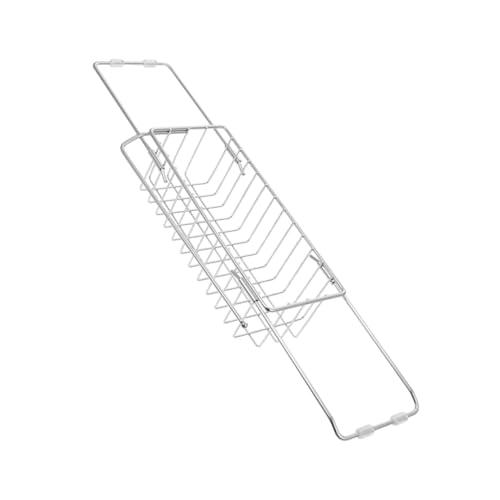 Gatuida Edelstahl Schwammhalter Verstellbar Multifunktionaler Organizer für Spültuchaufbewahrung Küchenspüle Bad Waschbecken Zubehör Langlebig Glatt ohne Scharfe Kanten als von Gatuida