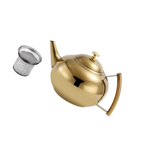 Gatuida Edelstahl Teekessel Seitlicher Griff Komfortabel Tragbar Teekanne mit Glatter Oberfläche Leicht Zu Reinigen Für Teegenuss Mit Freunden Zuhause Gatuida Edelstahl Teekessel Seitlicher Griff Komfortabel Tragbar Teekanne mit Glatter Oberfläche Leicht Zu Reinigen Für Teegenuss Mit Freunden Zuhause von Gatuida