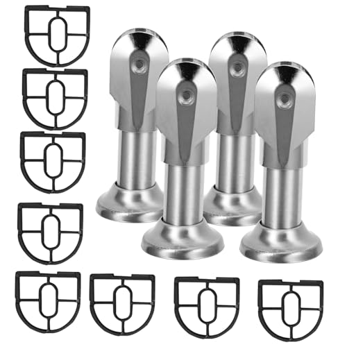 Gatuida Edelstahl Trennwandstützfuß Stabile Wc Kabinen Halterung Langlebiger Toilettenabtrennungsfuß Robustes Badezimmer Zubehör aus Rostfreiem Stahl von Gatuida