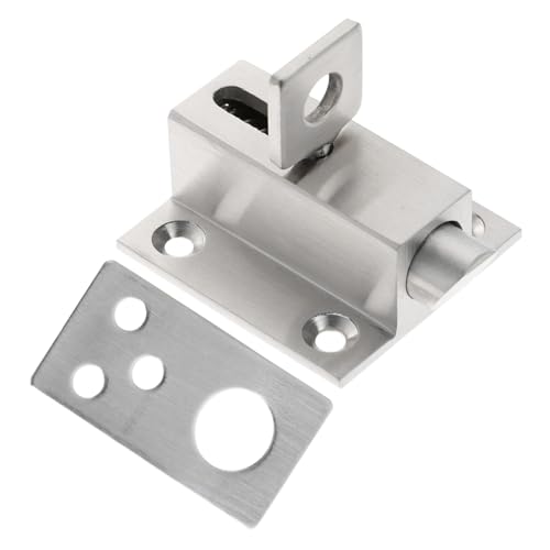 Gatuida Edelstahl Tür Fenster Riegel Sicherheitsfeder Schloss Langlebig Robust Installieren Für Bad Küche Schrank Möbel Sicherheitsschieberriegel von Gatuida