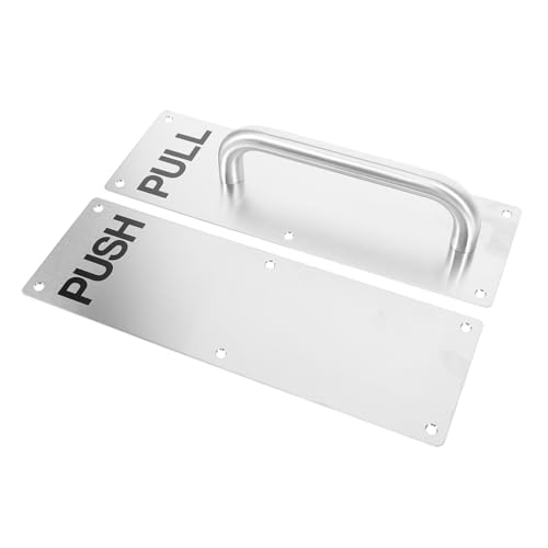 Gatuida Edelstahl Türgriff Push pull Platte Türbeschlag für Feuer Eingangstüren Robuster Schiebeschutz Langlebiger Türgriff für Innen Außentüren Einfache Bedienung Korrosionsbeständig Gatuida Edelstahl Türgriff Push pull Platte Türbeschlag für Feuer Eingangstüren Robuster Schiebeschutz Langlebiger Türgriff für Innen Außentüren Einfache Bedienung Korrosionsbeständig von Gatuida