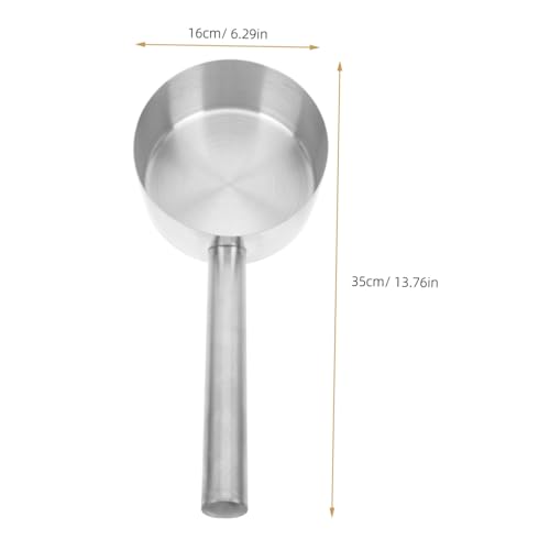 Gatuida Edelstahl Wasserschöpfkelle mit Langem Griff Langlebiger Küchenhelfer und Gartenschöpflöffel Multipurpose Wasserschöpfer für Haushalt Gastro und Garten Rostfrei und Fein Poliert Gatuida Edelstahl Wasserschöpfkelle mit Langem Griff Langlebiger Küchenhelfer und Gartenschöpflöffel Multipurpose Wasserschöpfer für Haushalt Gastro und Garten Rostfrei und Fein Poliert von Gatuida