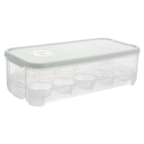 Gatuida Eier Aufbewahrung EierbehäLter, Deckel Ei-Kiste Essenstablett BehäLter FüR 10 Eier AufbewahrungsbehäLter, Eier Aufbewahrungsbox FüR Eier Tragbar Eierplatte Veranstalter von Gatuida