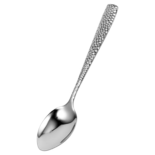 Gatuida 430 Löffel Aus Gehämmertem Metall Im Deutschen Stil Edelstahlgriff Teelöffel Tragbares Esslöffel-set von Gatuida