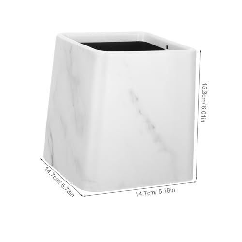 Gatuida Eleganter Kleiner Mülleimer mit Marmoroptik Vielseitiger Desktop Abfallbehälter für Küche Bad Schlafzimmer Büro und Wohnzimmer Robust Pflegeleicht Stilvoll und Kompakt Gatuida Eleganter Kleiner Mülleimer mit Marmoroptik Vielseitiger Desktop Abfallbehälter für Küche Bad Schlafzimmer Büro und Wohnzimmer Robust Pflegeleicht Stilvoll und Kompakt von Gatuida