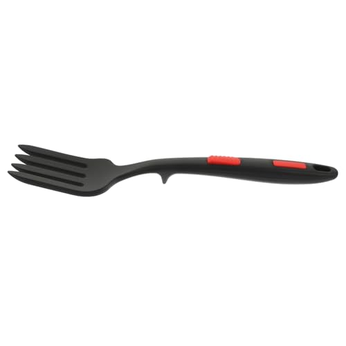 Gatuida Ergonomische Silikongabel Küchenzubehör Multifunktionale Salatgabel Praktische Food Fork Komfortabel und Sicher für Tägliches Kochen und Servieren von Gatuida