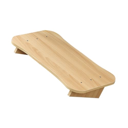 Gatuida Ergonomischer Fußhocker aus Naturholz Rutschfester Office Fußstütze für Verbesserten Sitzkomfort und Haltung Vielseitiger Fußtritt für Büro und Zuhause Klassisches Design von Gatuida