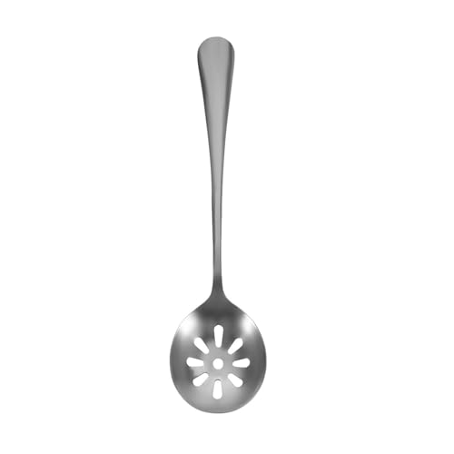 Gatuida Ergonomisches kleines Sieb, wiederverwendbar, Servierlöffel, Edelstahl, Schlitzlöffel, Küchenhelfer für Spaghetti Gatuida Ergonomisches kleines Sieb, wiederverwendbar, Servierlöffel, Edelstahl, Schlitzlöffel, Küchenhelfer für Spaghetti von Gatuida