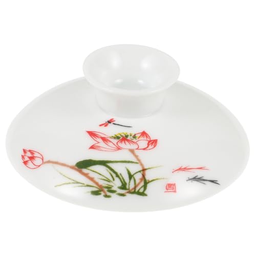 Gatuida Deckel Für Keramik-teetasse Ersatz-keramikdeckel Für Teegeschirr Teetassenabdeckung Für Küche Ersatzdeckel Für Tee Tasse Einfache Reinigung Und Nutzung von Gatuida