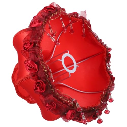 Gatuida Europäischer Retro Lampenschirm aus Stoff mit Spitzenverzierung und Perlen Dekorative Lampenabdeckung für Tisch Steh Wandlampen Geeignet für Wohnzimmer Schlafzimmer Hotel und Gatuida Europäischer Retro Lampenschirm aus Stoff mit Spitzenverzierung und Perlen Dekorative Lampenabdeckung für Tisch Steh Wandlampen Geeignet für Wohnzimmer Schlafzimmer Hotel und von Gatuida