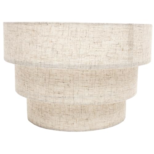 Gatuida Extra Großer Lampenschirm aus Natürlichem Leinen mit Robustem Metallrahmen Moderner Lampenschirm für Steh Hänge Deckenleuchten Lichtschutz und Stilvolle Raumdekoration Gatuida Extra Großer Lampenschirm aus Natürlichem Leinen mit Robustem Metallrahmen Moderner Lampenschirm für Steh Hänge Deckenleuchten Lichtschutz und Stilvolle Raumdekoration von Gatuida