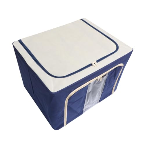 Gatuida Faltbare Aufbewahrungsbox aus Geruchlosem Vliesstoff mit Stahlrahmen Sichtfenster Doppelreißverschluss zur Kleidung Bettdecken organisation Platzsparend und Robust Gatuida Faltbare Aufbewahrungsbox aus Geruchlosem Vliesstoff mit Stahlrahmen Sichtfenster Doppelreißverschluss zur Kleidung Bettdecken organisation Platzsparend und Robust von Gatuida