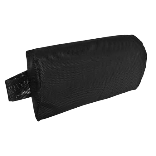 Gatuida Faltbare Kopfstütze für Strand und Liegestühle Komfortables Kissen mit Elastischen Bändern Schwarz für Camping und Outdoor Aktivitäten von Gatuida