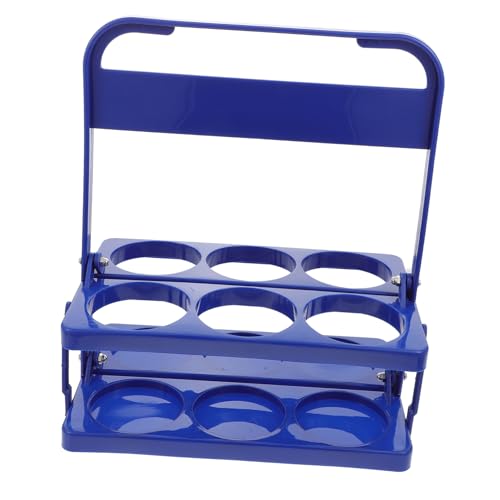 Gatuida Faltbarer Bierflaschenhalter Handlicher Flaschenkorb Bierträger aus Robustem Kunststoff für Mehrere Flaschen Glatte Kanten Praktischer Getränketräger für Outdoor und Partygebrauch von Gatuida