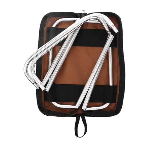 Gatuida Faltbarer Campinghocker Ultraleicht Klappstuhl Tragbar Outdoor Angelstuhl Komfortabler Klapphocker für Erwachsene zum Angeln Wandern und Grillen Braun von Gatuida