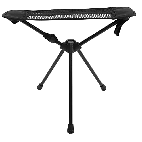 Gatuida Faltbarer Campingstuhl Tragbarer Leichter Outdoor Stuhl für Angeln Camping und Garten Stabiler Klappstuhl für Freizeitaktivitäten Schwarz von Gatuida