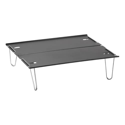 Gatuida Faltbarer Campingtisch aus Aluminiumlegierung Mobiler Klapptisch für Outdoor Kompakt und Leicht für Picknick Camping Grillen und Teepausen Schnelles Zusammenklappen Tragbar in von Gatuida
