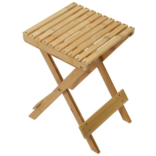 Gatuida Faltbarer Fußhocker Rutschfester Leichter Schemel für Erwachsene zum Schuhwechsel Vielseitig Einsetzbar Bad Küche und Garten von Gatuida