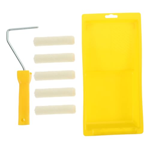 Gatuida Farbroller Teilig mit Farbwanne und Halter Malerwerkzeug für Wand und Möbelanstrich Vielseitiges Paint Roller Kit für Heim und Dekorationsarbeiten Gatuida Farbroller Teilig mit Farbwanne und Halter Malerwerkzeug für Wand und Möbelanstrich Vielseitiges Paint Roller Kit für Heim und Dekorationsarbeiten von Gatuida