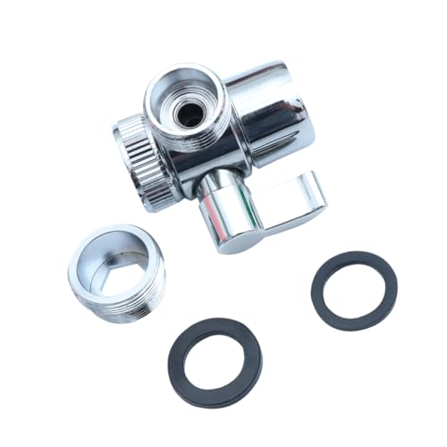 Gatuida Faucet Diverter Adapter für Waschmaschine Robuste Verbindung für Wasserumlenkung Geeignet für Wasserhähne und Schläuche Einfache Montage und Mehrfaches für und Außengewinde von Gatuida