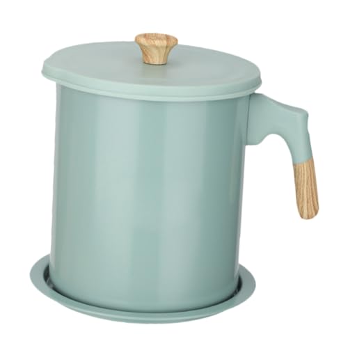 Gatuida Filteröltopf Ölvorratsbehälter Für Die Küche Ölsiebtopf Fettkanne Küchenölbehälter Ölsiebbehälter Topf Ölfiltertopf Fettbehälter Edelstahl Grün von Gatuida