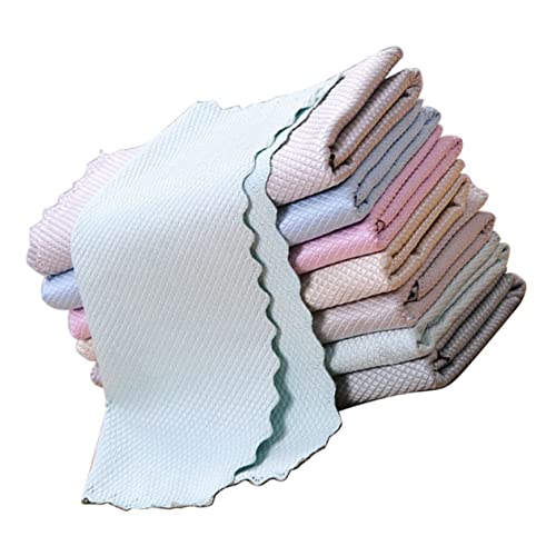 Gatuida Fischschuppen Reinigungstücher Hochwertige Fusselfreie Geschirrtücher Zum Putzen Und Abwischen Strapazierfähig Und Saugfähig Für Küche Und Haushalt von Gatuida