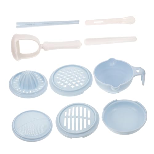 Gatuida Food Grinder Bowl Set Multifunktionaler Handmasher für Obst und Sky Blau für Zubereitung von Babynahrung Einfache und Rutschfester Boden Gatuida Food Grinder Bowl Set Multifunktionaler Handmasher für Obst und Sky Blau für Zubereitung von Babynahrung Einfache und Rutschfester Boden von Gatuida