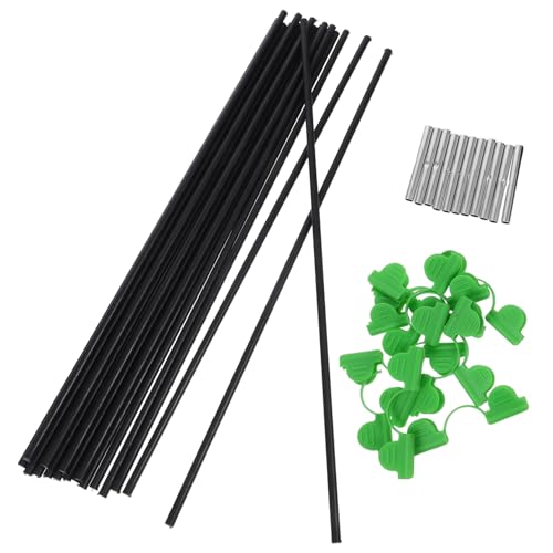 Gatuida Garten Tunnel Bögen Set Fiberglas Gewächshaus Reifen Witterungsbeständig Verstellbar für Pflanzenabdeckungen und Hochbeet Schutz im Garten von Gatuida