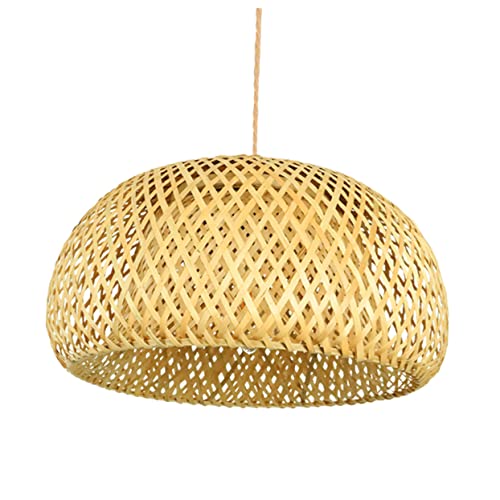 Gatuida Geflochtener Lampenschirm im Rustikalen Stil Hängelampe für Wohnzimmer und Schlafzimmer Handgefertigte Rattan Lampe Dekorative Beleuchtung für Gemütliche Gatuida Geflochtener Lampenschirm im Rustikalen Stil Hängelampe für Wohnzimmer und Schlafzimmer Handgefertigte Rattan Lampe Dekorative Beleuchtung für Gemütliche von Gatuida