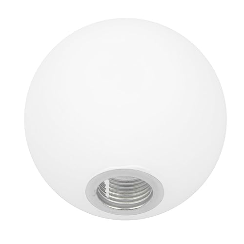 Gatuida Glaslampenschirm Deckenleuchte Mattierter Runder Lampenschirm Stilvoller Lampenschutz Einfache Installation Dekorative Diffuse Beleuchtung für Schlafzimmer und Wohnzimmer von Gatuida