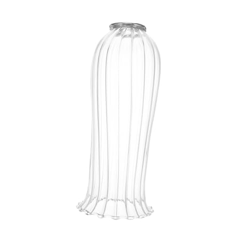 Gatuida Glaslampenschirm Transparent Ersatz Für Tisch Und Stehlampenschirme Pendelleuchten Heimdekoration Lichtverstärkung Einfach Zu Reinigen von Gatuida