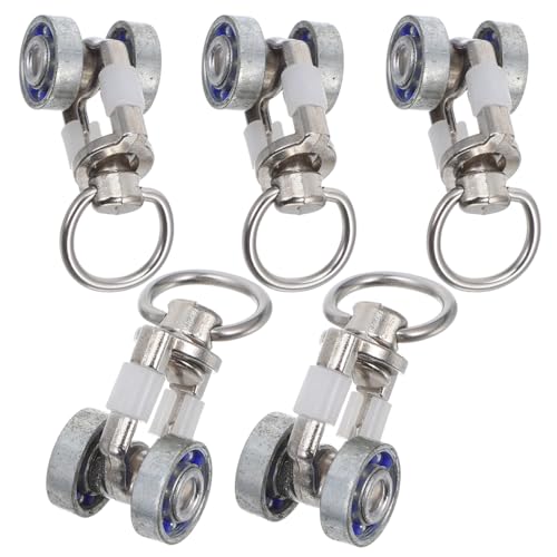 Gatuida Gleitrollen Für Pergola - Leise Metall Vorhang Räder - Stille Riemenscheiben Langlebige Vorhang Segel Rollen Hochwertige Vorhang Spur Rad Set Geräuschlose Vorhang Bewegungssystem von Gatuida