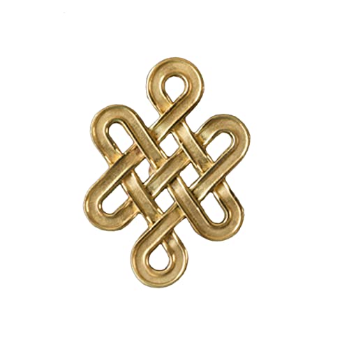Gatuida Goldener Chinesischer Knoten Möbelgriff aus Kupfer Einzelnes Loch Langlebiger Schrankgriff für Kleiderschränke und Küchenschränke Einfache Montage Dekorativer Türgriff Gatuida Goldener Chinesischer Knoten Möbelgriff aus Kupfer Einzelnes Loch Langlebiger Schrankgriff für Kleiderschränke und Küchenschränke Einfache Montage Dekorativer Türgriff von Gatuida