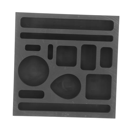 Gatuida Graphit Gussform Metall Barrenform mit Löchern Langlebige Gießform für Silber Poröse Oberfläche für Einfache Entnahme Professionelles Metallgießen Werkzeug Gatuida Graphit Gussform Metall Barrenform mit Löchern Langlebige Gießform für Silber Poröse Oberfläche für Einfache Entnahme Professionelles Metallgießen Werkzeug von Gatuida