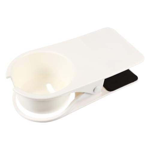 Gatuida Großer Weißer Getränkehalter Clip für Schreibtisch Stabile Klemme mit Henkelöffnung Platzsparender Tisch Büro cup Halter für Wasser Kaffeetassen Geeignet für Zuhause und Büro Gatuida Großer Weißer Getränkehalter Clip für Schreibtisch Stabile Klemme mit Henkelöffnung Platzsparender Tisch Büro cup Halter für Wasser Kaffeetassen Geeignet für Zuhause und Büro von Gatuida