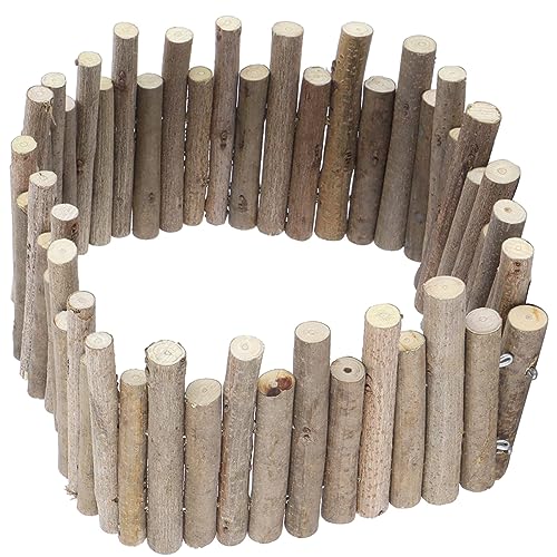 Gatuida Hamster Käfig Zaun Holzspielzeug Kauspielzeug für Zwerghamster Rennmäuse Kleine Nagetiere Bissfeste Holzstruktur Sicheres und Zubehör für Artgerechtes und Training von Gatuida