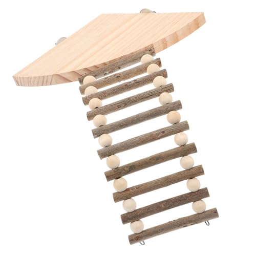 Gatuida Hamster Plattform aus Robustem Holz mit Leiter Verschleißfest Vielseitig als Kletter Spielgerät für Zwerghamster Meerschweinchen Kleintiere Geeignet als Käfig Landschaftsdekor Gatuida Hamster Plattform aus Robustem Holz mit Leiter Verschleißfest Vielseitig als Kletter Spielgerät für Zwerghamster Meerschweinchen Kleintiere Geeignet als Käfig Landschaftsdekor von Gatuida
