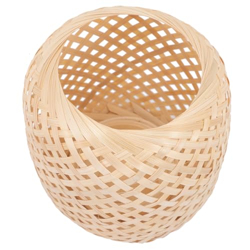 Gatuida Handgefertigter Lampenschirm Hängend Natürlicher Weaving Lampshade Kleiner Lampenschirm für Deckenlampe Langlebig Schutz für Augen Dekorative Wohnraumbeleuchtung Gatuida Handgefertigter Lampenschirm Hängend Natürlicher Weaving Lampshade Kleiner Lampenschirm für Deckenlampe Langlebig Schutz für Augen Dekorative Wohnraumbeleuchtung von Gatuida