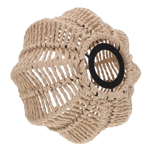 Gatuida Handgefertigter Runder Papierseil Lampenschirm Rustikaler Boho Stil Kreative Hängelampe für Wohnzimmer Schlafzimmer Vielseitig Einsetzbar in Hotels Restaurants und Teestuben Gatuida Handgefertigter Runder Papierseil Lampenschirm Rustikaler Boho Stil Kreative Hängelampe für Wohnzimmer Schlafzimmer Vielseitig Einsetzbar in Hotels Restaurants und Teestuben von Gatuida